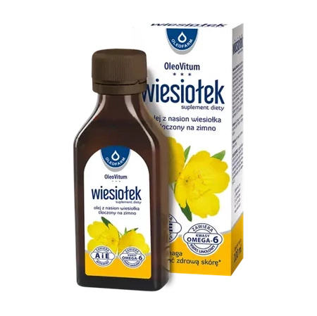 OleoVitum Wiesiołek - olej tłoczony na zimno, 100ml