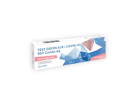 Test Grypa A/B + COVID-19/RSV Combo Ag  1 sztuka