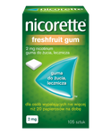 NICORETTE FRESHFRUIT GUM 2 mg x 105 gum