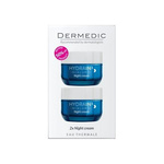 DERMEDIC Hydrain 3 Krem na noc, 2 x 50ml DATA WAŻNOŚCI 07.2025r.