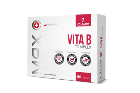 MAX VITA B COMPLEX x 60 tabletek