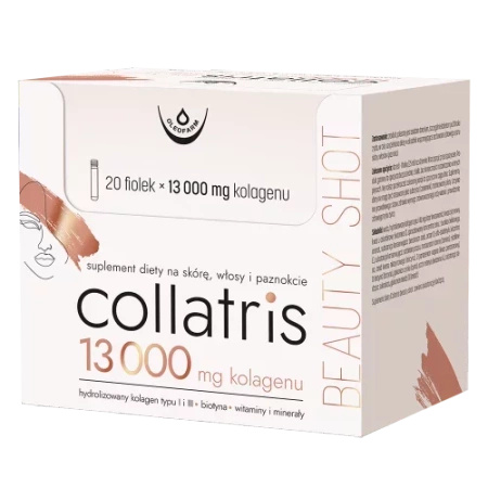 Collatris Beauty SHOT 13000mg kolagenu, fiolki po 25ml, 20 sztuk