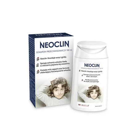 Neoclin Szampon przeciwwszawiczy, 100 ml + grzebień