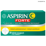 Aspirin C Forte tabletki musujące, 10 sztuk