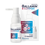 Ballamin B Complex aerozol podjęzykowy o smaku wiśniowym, 15ml