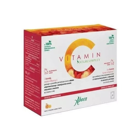 Vitamin C Naturcomplex Aboca saszetki o smaku cytrusowym, 20 sztuk