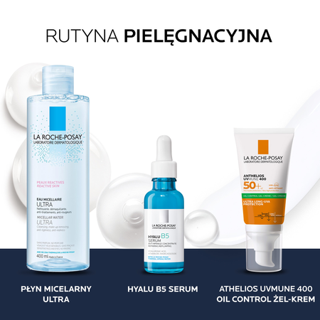 LA ROCHE-POSAY Anthelios Żel-krem do twarzy przeciw błyszczeniu SPF50+, 50ml