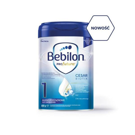 Bebilon PROfutura CESARBIOTIK 1, mleko początkowe od urodzenia, 800 g  DATA WAŻNOŚCI 01.2025r.