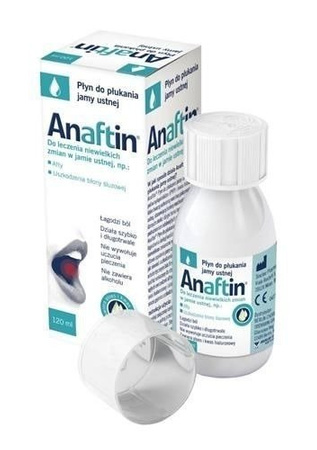 ANAFTIN płyn do płukania jamy ustnej 120 ml