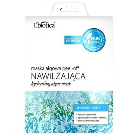 L'BIOTICA Maska algowa peel-off x 1sztuka