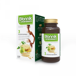 BŁONNIK Z ANANASEM x 120 tabletek