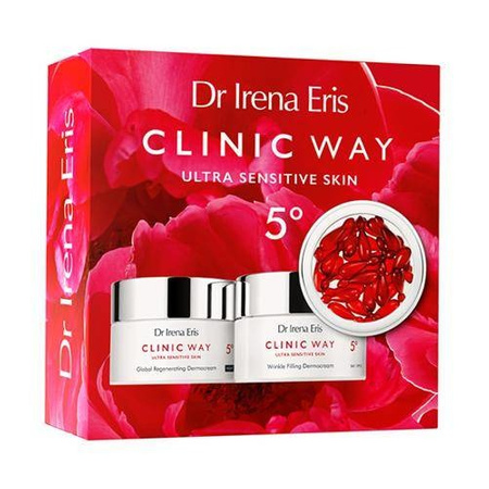 Clinic Way 5 Zestaw krem dzień+noc+kapsułki (50ml+50ml+30sztuk)