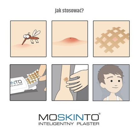 MOSKINTO Plastry na ukąszenia 24sztuki