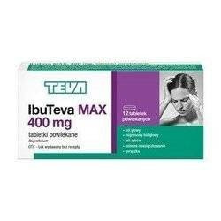 IBUTEVA Max 400mg x12 tabletek 