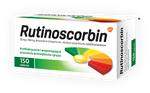 RUTINOSCORBIN (25 mg + 100 mg) x 150 tabletek powlekanych