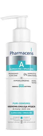 Pharmaceris A Puri-Sensimil Kremowa emulsja myjąca, 190 ml
