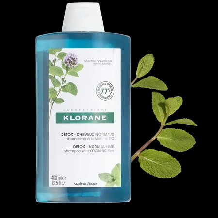 KLORANE Szampon z organiczną miętą, 400ml