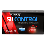 SILCONTROL 25 mg x 4 tabletki powlekane