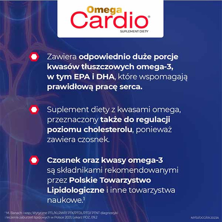 Omega Cardio kapsułki, 60 sztuk DATA WAŻNOŚCI 02.2026r.