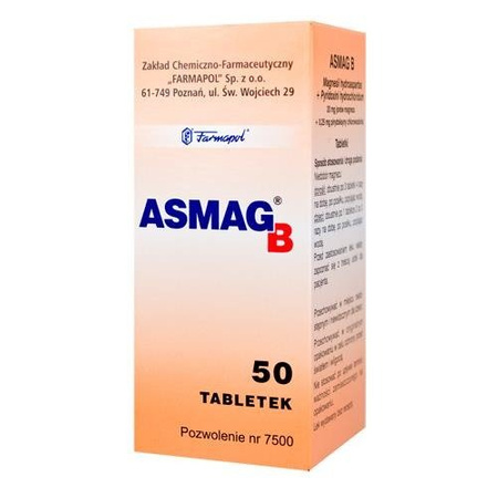 ASMAG B x 50 tabletek