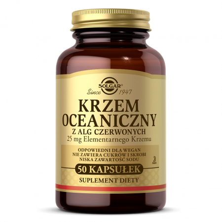 SOLGAR Krzem oceaniczny x 50 kapsułek