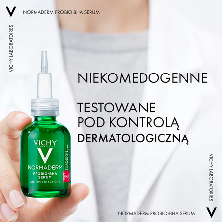 VICHY Normaderm Skoncentrowane Serum z 5% kompleksem kwasów BHA i AHA 30ml DATA WAŻNOŚCI 31.01.2026