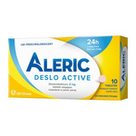 Aleric Deslo Active 5mg - tabletki ulegające rozpadowi w jamie ustnej, 10 sztuk DATA WAŻNOŚCI 30.06.2026