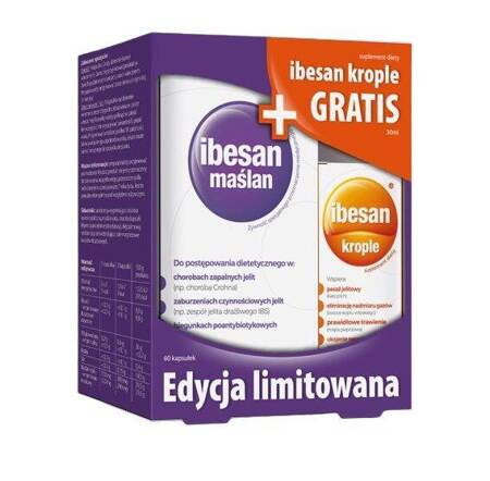 Ibesan Maślan kapusłki 60 sztuk + Krople 30ml