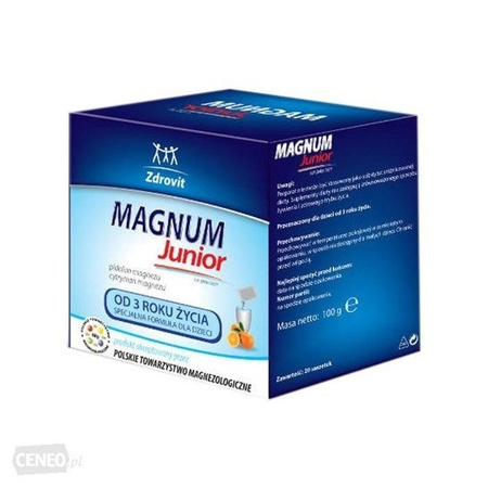 Zdrovit Magnum Junior x 20 sasz.