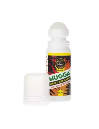 Mugga Roll-On 50% DEET Środek na komaty i kleszcze, 50 ml