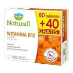 NATURELL Witamina B12 tabletki do ssania, 100 sztuk (60+40 gratis)