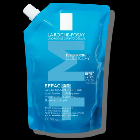 LA ROCHE-POSAY Effaclar Żel oczyszczający Refill - opakowanie uzupełniające, 400ml