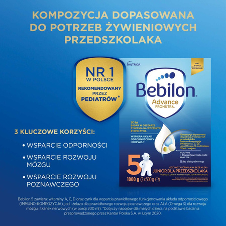 Bebilon 5 Advance Pronutra 1000g  