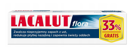 Lacalut Flora Past.do zębów 100ml, 33% gratis