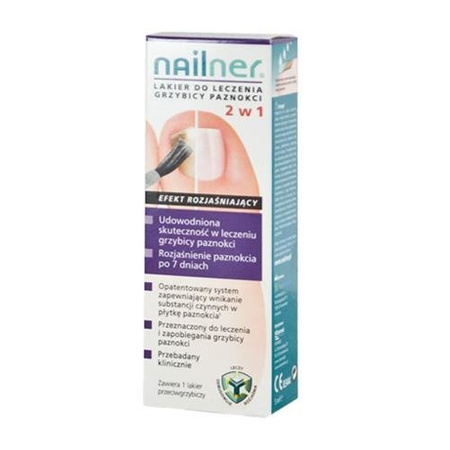 Nailner lakier do leczenia grzybicy paznokci  2 w 1, 5ml
