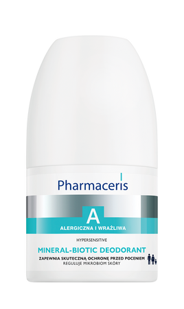 PHARMACERIS A Hypersensitive Mineral-Biotic dezodorant roll-on, 50ml