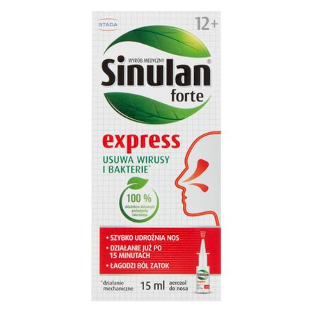 SINULAN EXPRESS FORTE aerozol do nosa 15ml