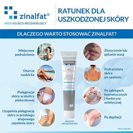 Zinalfat krem kojąco-regenerujący, 50ml