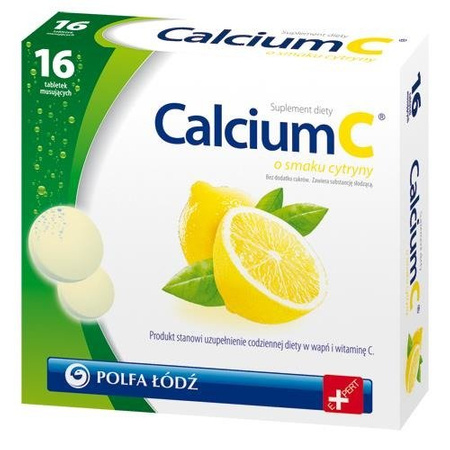 Calcium C Polfa cytryna x16tab.mus