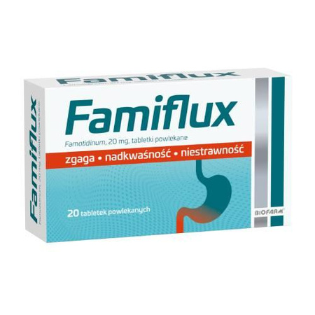 Famiflux 20 mg tabletki powlekane, 20 sztuk