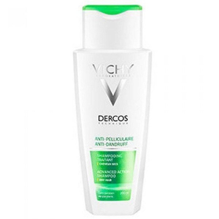 VICHY DERCOS Szampon przeciwłupieżowy do włosów suchych 390 ml
