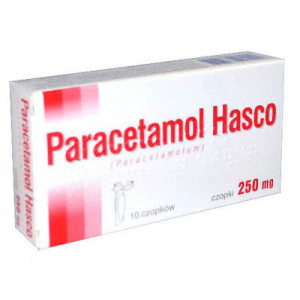 PARACETAMOL HASCO 250 mg x 10 czopków