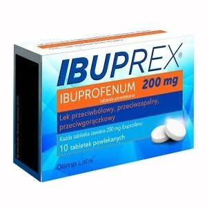 IBUPREX 200mg 10 tabletek