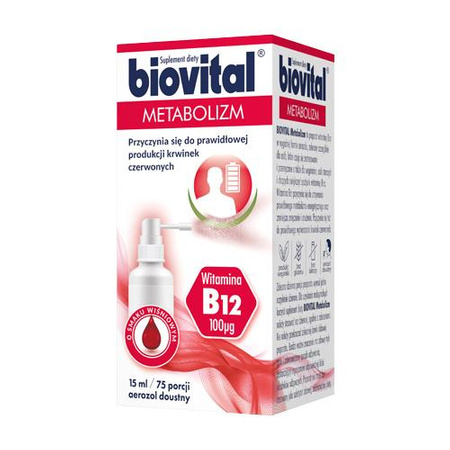 Biovital Metabolizm spray 15 ml (75 dawek)