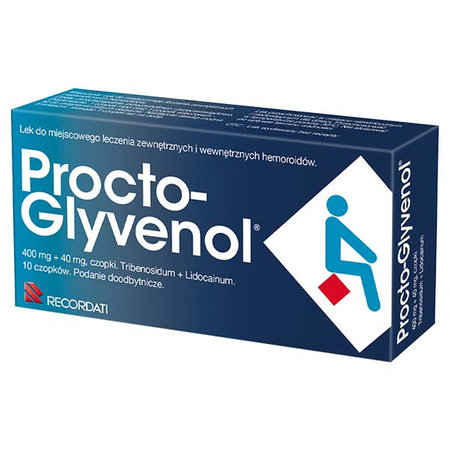 Procto-Glyvenol Czopki, 10 sztuk