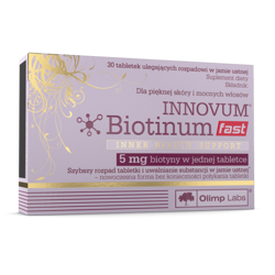 OLIMP Innovum Biotinum Fast x 30 tabletek ulegających rozpadowi w jamie ustnej