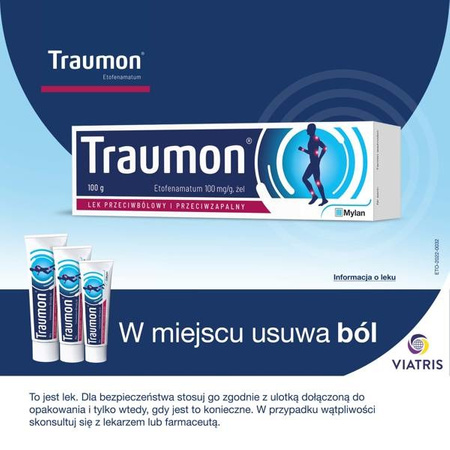 Traumon żel 100 mg/g, 100 g