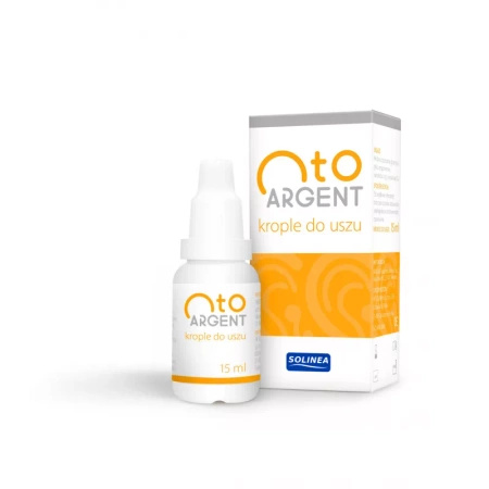 Otoargent krople do uszu 15 ml DATA WAŻNOŚCI 04.2026r.