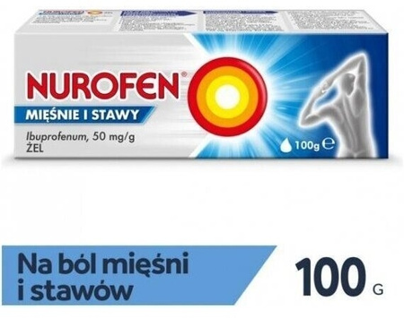 Nurofen Mięśnie i Stawy Żel przeciwbólowy 50mg/g, 100g