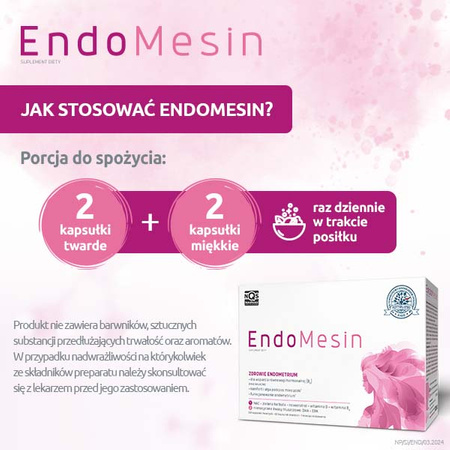 EndoMesin - 60 kapsułek twardych + 60 kapsułek miękkich